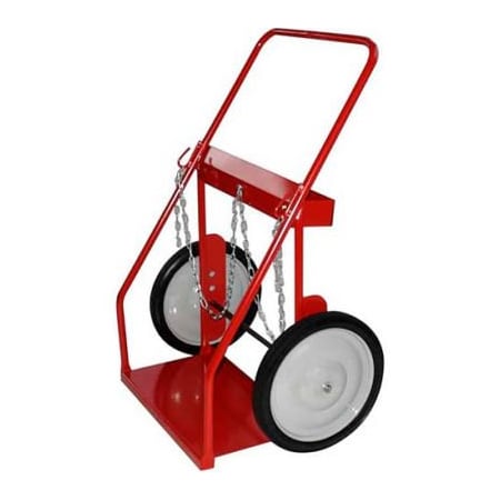 Milwaukee Hand Trucks Milwaukee Cylinder Truck 40875 - Dual Cylinder - 500 Lb. Capacity 40875